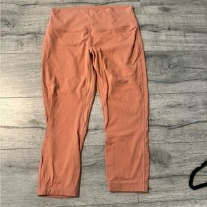 Peach/Orange Lululemon leggings